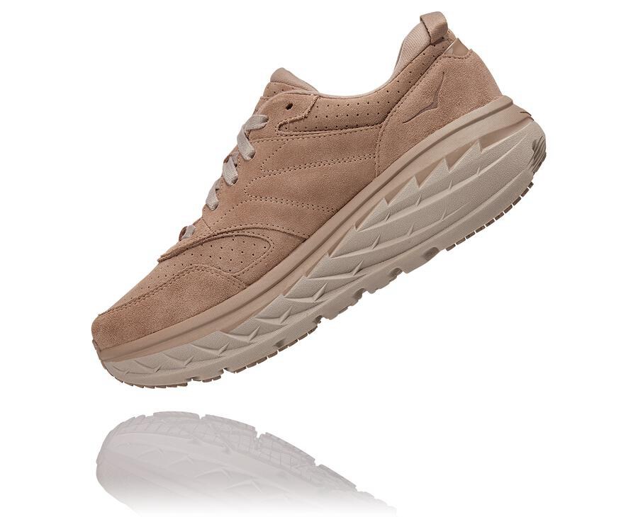 Hoka One One Vandresko Herre - Bondi L Suede - Grå - 386524NBS